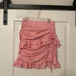 Tiger Mist pink ruffle skirt